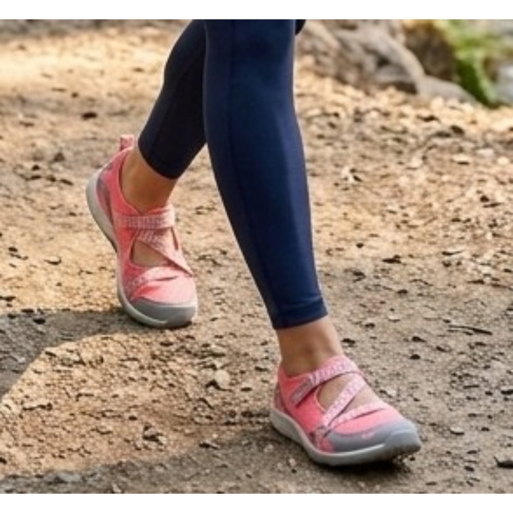 Ryka Woman's Kailee Coral/Grey Walking Shoe